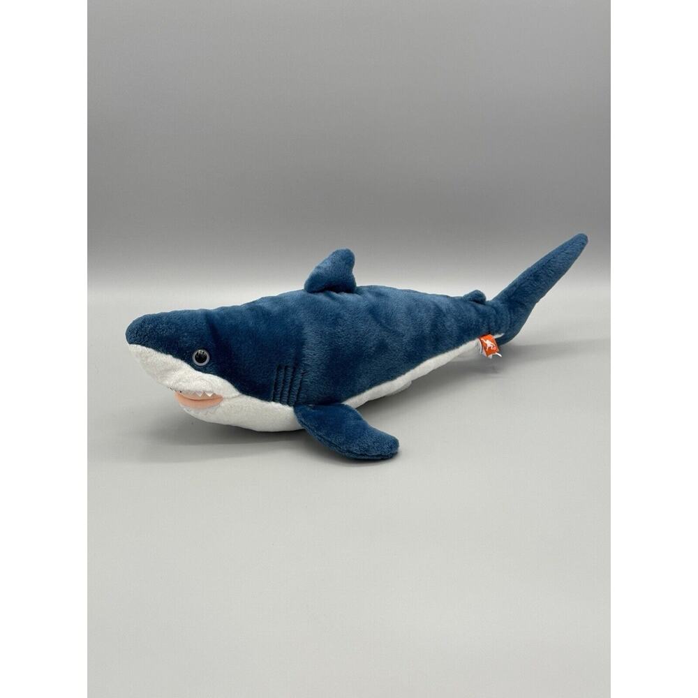 Wild Republic Great White Mako Shark Blue Plush 18” Stuffed Animal